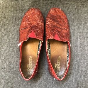 Toms Red Sparkle